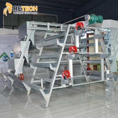 A Type Automatic Layer Chicken Egg Poultry Growing Pullet Chicks Battery Rearing Cage