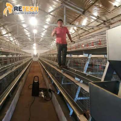 Automatic Battery Vertical Type 4 Tiers Growing Egg Chicken Poultry Farm Baby Chicks Coop Cage