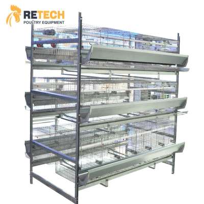 Hot Sale Automatic Breeder Chicken Cage H Type Multi Tiers Battery Cage