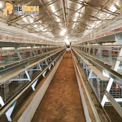 Good Price A Frame Anti-Rust Galvanized Vertical Type Laying Hens Day Old Layer Chicks Cage