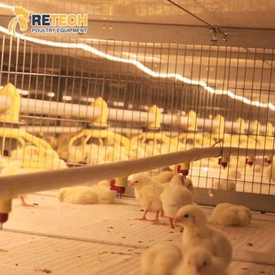 Long Service Life Hot Dip Galvanized Poultry Farming Meat Broiler Battery Rearing Cage