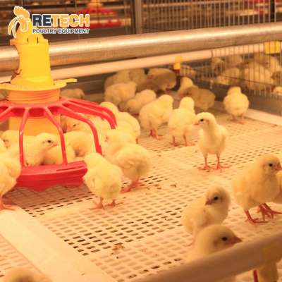 Fully Automatic Chicken Broiler Cage 3 Tiers 4 Tiers H Type Poultry Broiler Breeder Cages